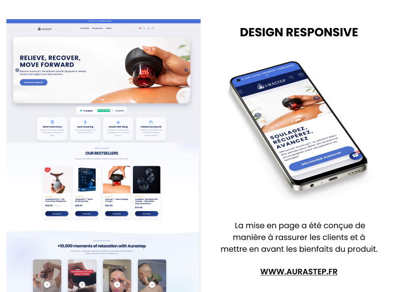 Design responsive — ordinateur et mobile