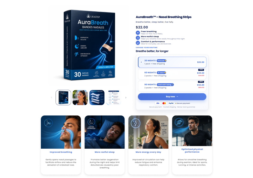 Fiche produit — AuraBreath